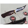Image 3 : Belt Knife w/Leather Sheath (Consignor Tag : I Cut My Way : William Rogers : Sheffield)  (Total Leng