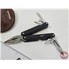 Image 4 : Mountain Quest Folding Multi Tool w/Belt Loop Leather Sheath