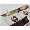 Image 2 : Puma Belt Knife w/Leather Sheath (Consignor Tag ~ Original Puma : Solingen Germany : Abercombie & Fi