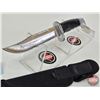 Image 5 : Buck Model 119C Hunting Knife w/Sheath (Total Length of Knife : 10-1/2"L)