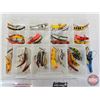 Image 5 : Plano Tackle Organizers (4) w/Large Variety of Spoons, Crank Baits, Jigs, etc