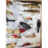 Image 2 : Vintage Heddon Fishing Lures (19pcs)