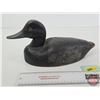 Image 10 : Wooden Duck Decoy (Consignor Tag ~ Vintage Redhead Drake : Working Decoy : Glass Eyes : Found in Que