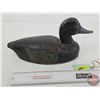 Image 5 : Wooden Duck Decoy (Consignor Tag ~ Vintage Redhead Drake : Working Decoy : Glass Eyes : Found in Que