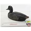 Image 9 : Wooden Duck Decoy (Consignor Tag ~ Vintage Redhead Drake : Working Decoy : Glass Eyes : Found in Que