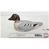 Image 9 : Wooden Duck Decoy (Consignor Tag ~ Golden Eye : Working Decoy : by Henri Laviolette from Valleyfield