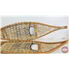 Image 3 : Wooden Alaskan Style Snowshoes  (Measures : 60"L x 12"W)