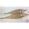 Image 5 : Wooden Alaskan Style Snowshoes  (Measures : 60"L x 12"W)