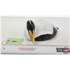 Image 1 : Wooden Carving  (Consignor Tag ~ Hand Carved & Painted Common Eider) (Measures : 4-1/4"H x 6"W x 10"