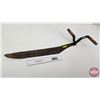Image 1 : Cast Iron Frame Hay Knife  (Total Length : 35"L)