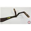 Image 3 : Cast Iron Frame Hay Knife  (Total Length : 35"L)