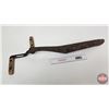 Image 4 : Cast Iron Frame Hay Knife  (Total Length : 35"L)