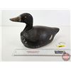 Image 1 : Wooden Duck Decoy (Consignor Tag ~ Blue Bill Drake : Working : Quebec : c.1950) (Measures : 8"H x 6-