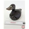 Image 2 : Wooden Duck Decoy (Consignor Tag ~ Blue Bill Drake : Working : Quebec : c.1950) (Measures : 8"H x 6-