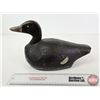 Image 9 : Wooden Duck Decoy (Consignor Tag ~ Blue Bill Drake : Working : Quebec : c.1950) (Measures : 8"H x 6-