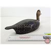 Image 6 : Wooden Duck Decoy (Consignor Tag ~ Hand Carved & Painted : Mallard Hen : Working Decoy) (Measures : 