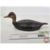 Image 9 : Wooden Duck Decoy (Consignor Tag ~ Hand Carved & Painted : Mallard Hen : Working Decoy) (Measures : 