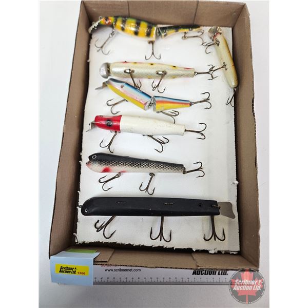 Vintage Large Fishing Lures (7pcs)