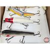 Image 3 : Vintage Large Fishing Lures (7pcs)