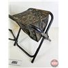 Image 4 : Folding Hunting Chair w/Under Seat Storage & Folding Stool
