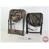 Image 5 : Folding Hunting Chair w/Under Seat Storage & Folding Stool