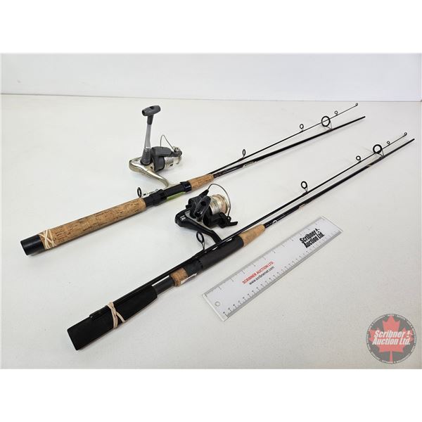 Rod & Reels (2) : Shimano Stimula 6'6"Rod (2pcs) w/Shimano Reel  (Shipping Measurement : 41"L)