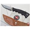 Image 5 : Remington Rubber Grip Hunting Knife w/Leather Sheath (Total Length of Knife : 9-1/2"L)