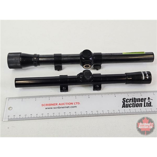 Rimfire Riflescopes (2) : Weaver & Tasco
