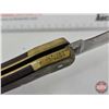 Image 6 : Uncle Henry/Schrade Folding Knife w/Leather Sheath  (Open Measures : 8-3/4"L)