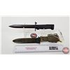 Image 5 : Danish Bayonet w/Sheath "USM5A1" (M1 Garand) (Total Length of Bayonet : 11-1/2"L)