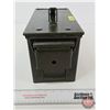 Image 2 : Metal Ammo Box  (Measures : 7-1/2"H x 6-1/4"W x 12"D)