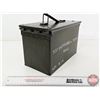 Image 6 : Metal Ammo Box  (Measures : 7-1/2"H x 6-1/4"W x 12"D)