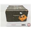 Image 7 : Wooden Ammo Box w/Metal Liner  (Measures : 8"H x 14"W x 12-1/2"D)