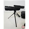 Image 5 : Bushnell Sentry 18-36x50 Spotting Scope w/Tripod & Window Mount & Carry Case (Case Measures : 9-1/2"