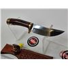 Image 2 : Browning Belt Knife w/Leather Sheath (Total Length of Knife : 7-1/2"L)