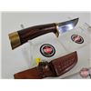 Image 3 : Browning Belt Knife w/Leather Sheath (Total Length of Knife : 7-1/2"L)