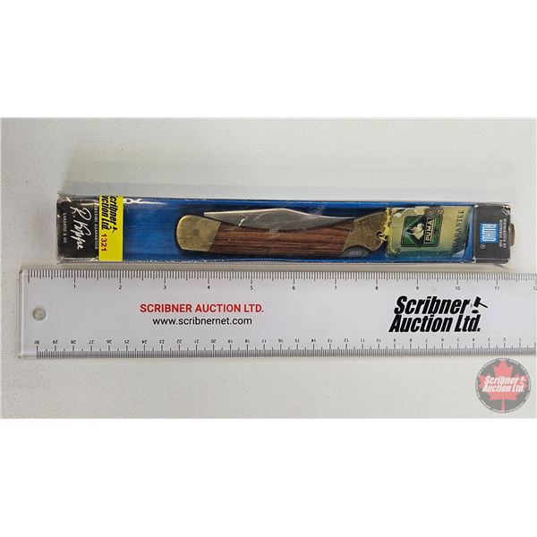 Puma Model 970 Game-Warden Folding Knife (S/N#47772) (Open Measurement : 8-3/4"L) c/w Ruko Box