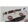 Image 2 : Rehwappen Hunting Knife w/Leather Sheath  (Total Length of Knife : 10-1/2"L)
