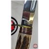 Image 4 : Rehwappen Hunting Knife w/Leather Sheath  (Total Length of Knife : 10-1/2"L)