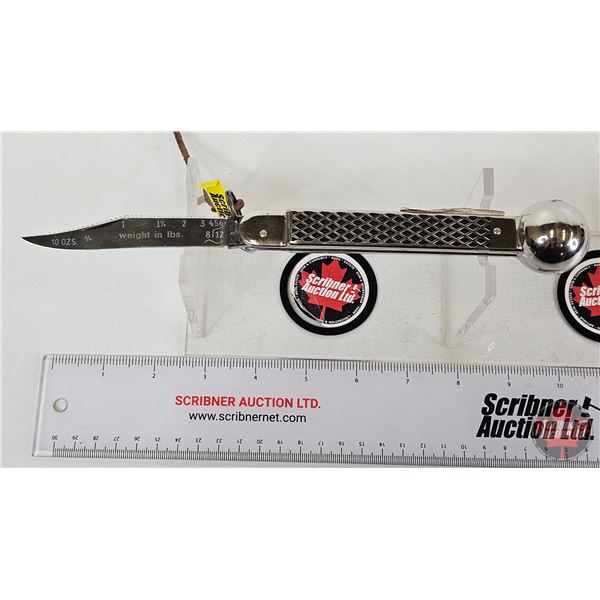 Puma "Waagemesser" 501 Folding Fish Knife  (for Balance/Scale Knife)  (Total Open Length : 9-1/2"L)