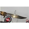 Image 2 : Anton Wingen Jr Hunting Knife w/Leather Sheath (Germany) (Total Length of Knife : 8"L)