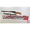 Image 12 : AIR RIFLE : Daisy Red Ryder Carbine 650 : .177cal BB : Lever  c/w Original Box, Safety Glasses & Tar