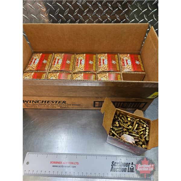 AMMO ~ CASE LOT : Winchester Plated Hollow Point : 22 LR (36gr Hollow Point) (10 Boxes of 333) (3330