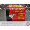 Image 2 : AMMO : American Eagle 22's High Velocity : 22 LR (38gr Hollow Point) (1 Brick of 400) (400 Rnds TOTA