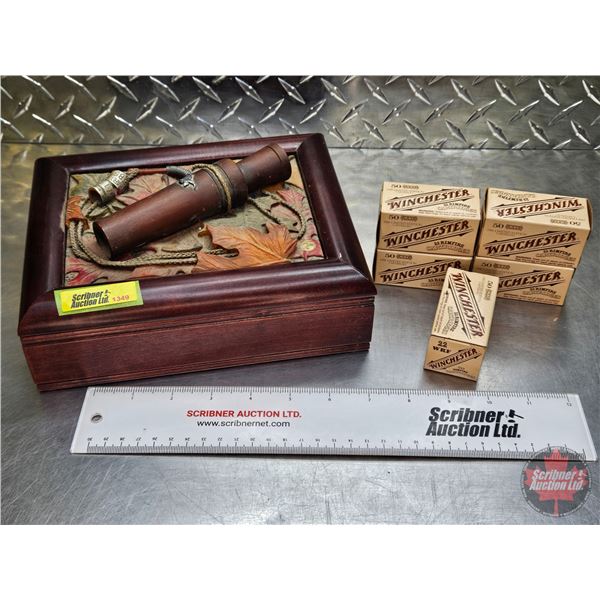 AMMO: Winchester 1986 Limited Edition : with Ducks Unlimited Wood Décor Box 22 WRF (45gr) (5 Boxes o