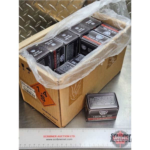 AMMO: MFS 7.62 x 39 (123gr FMJ) (23 Boxes of 20 Rnds) (460 Rnds TOTAL)
