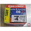 Image 3 : AMMO : Challenger Game & Sporting .410ga (2-1/2") (1/2oz - #4 Shot) (1 Box of 25 Rnds TOTAL)
