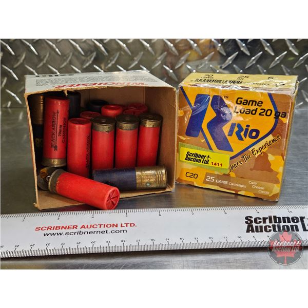 AMMO - Grouping :  ~ 12ga (2-3/4") (18 Rnds) ~ 20ga (2-3/4") (15 Rnds) (33 Rnds TOTAL)