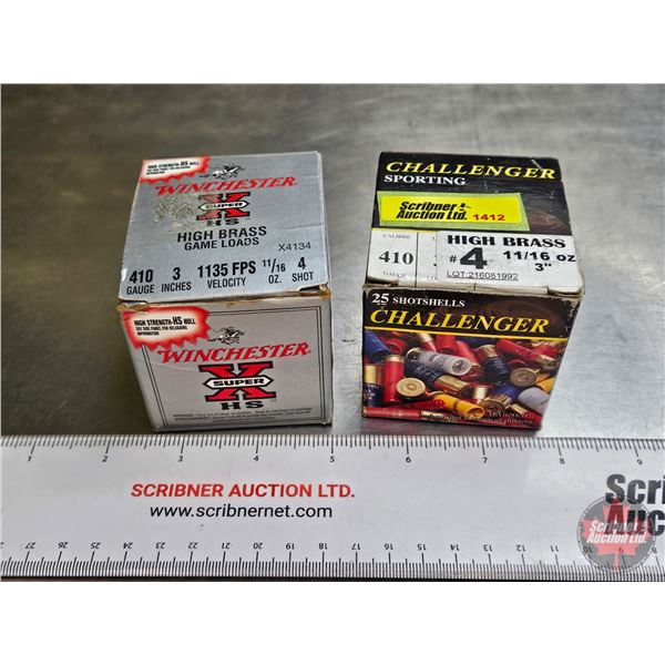 AMMO - Grouping : 410ga (3") (11/16oz - #4 Shot) ~ Winchester Super X (Full Box 25 Rnds) ~ Challenge