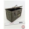 Image 1 : Metal Ammo Box "UNITED" (7-5/8"H x 6"W x 12"D)